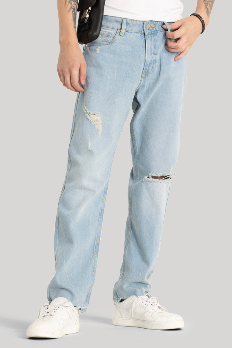 Levi's light blue ripped jeans hotsell