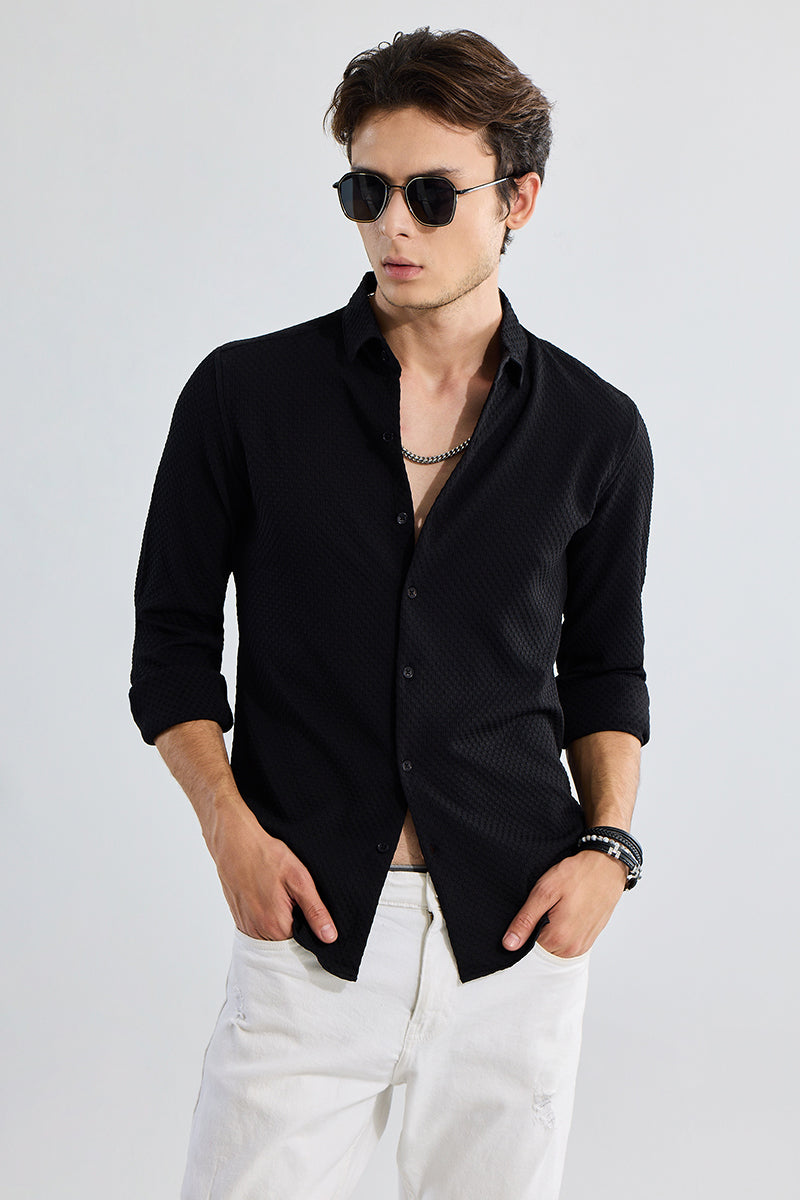 Buy Men's Gurgle Black Shirt Online