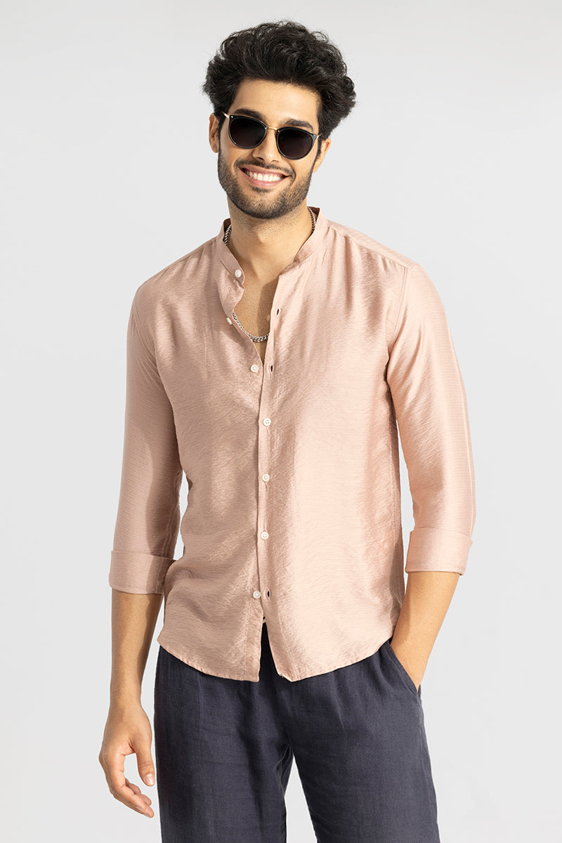 Peach shirt store mens