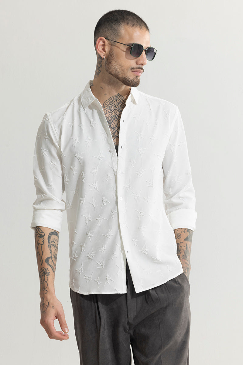 Buy Men's Swarder White Shirt Online