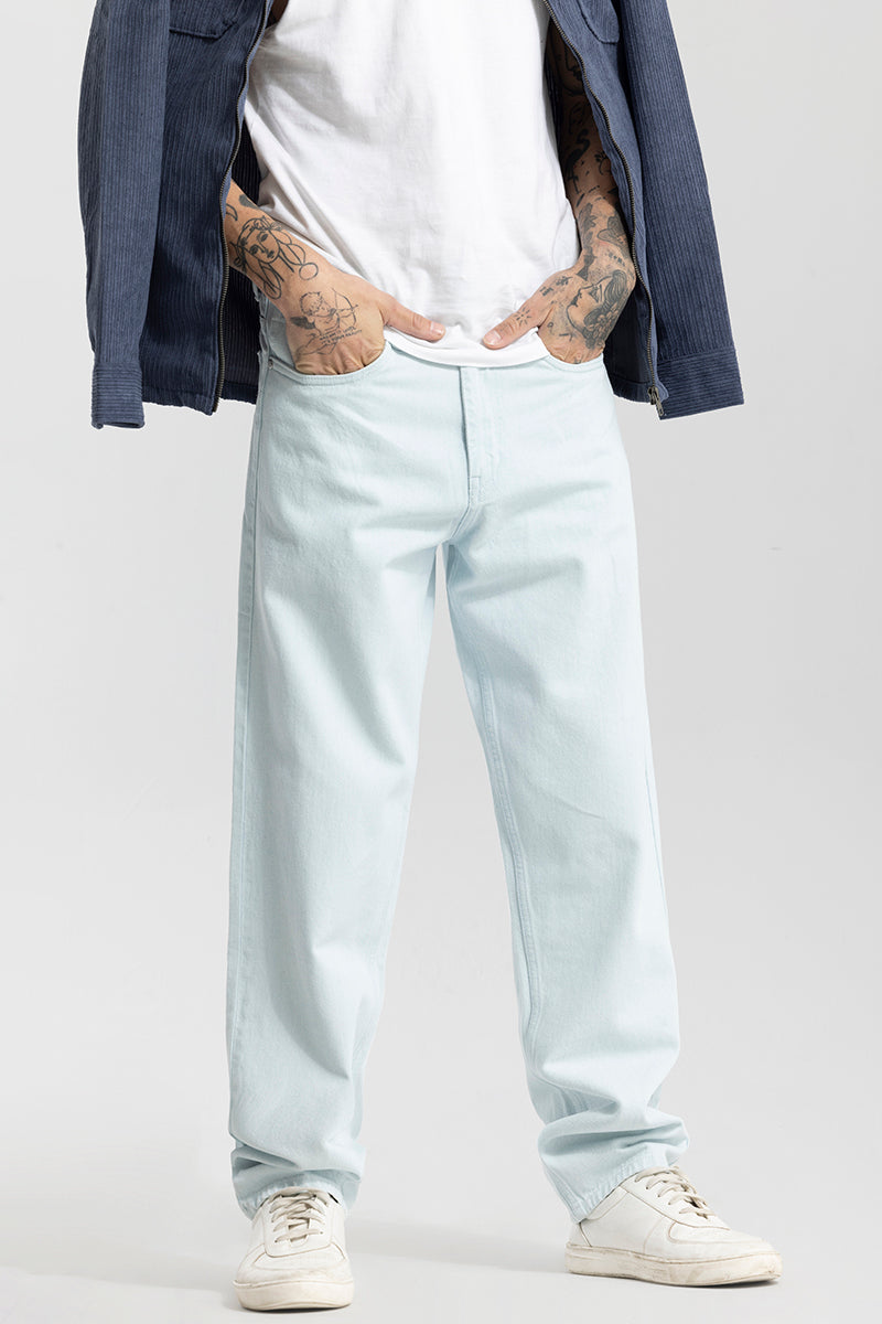 Buy Mens Daystar Ice Blue Baggy Fit Jeans Online Snitch 5863