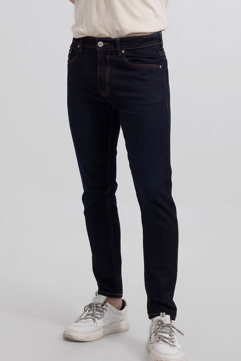 Buy Men's Raw Indigo Blue Skinny Jeans Online