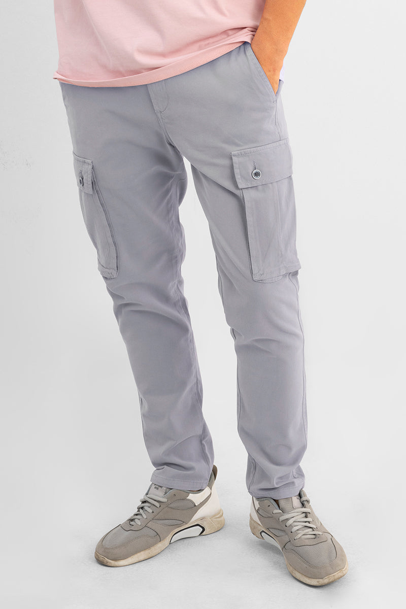 Light Grey Men's Cargo Pants