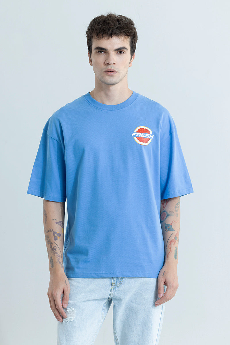 Fresh Blue Oversized T-Shirt