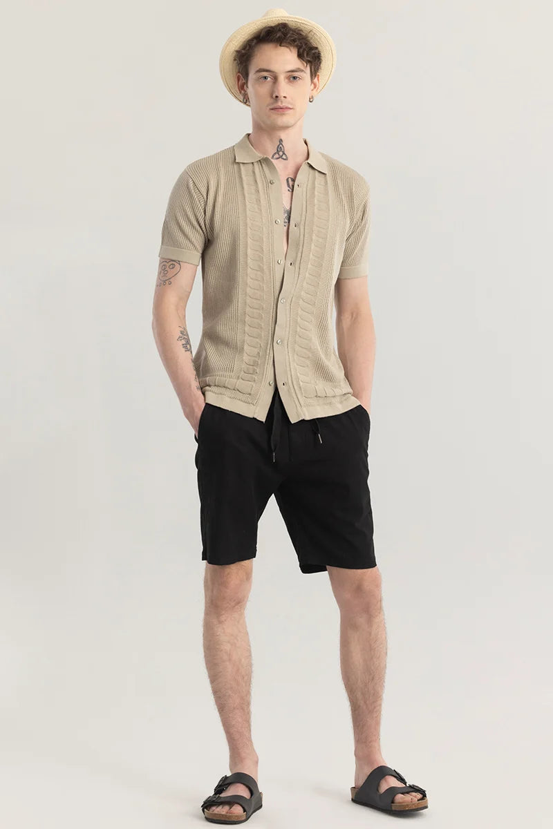 Retroknit Beige Shirt