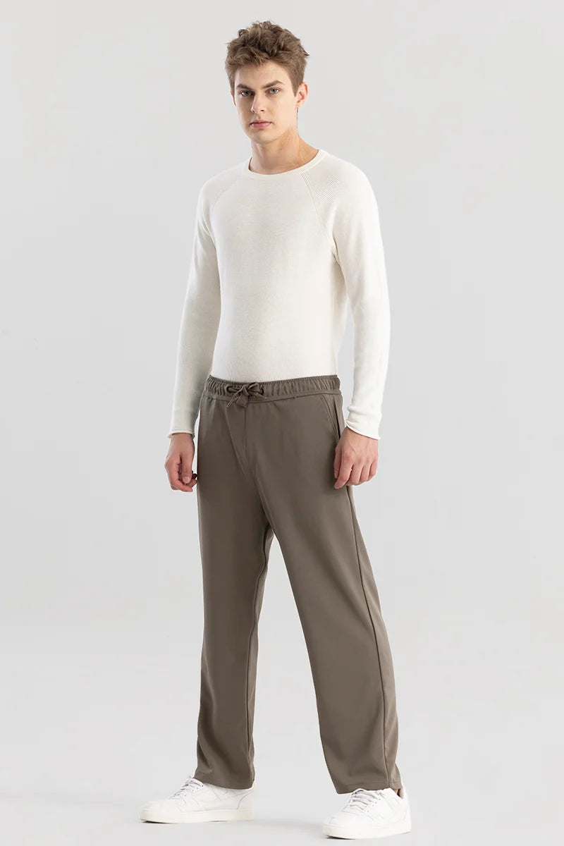 StrideFlex Olive Korean Trousers