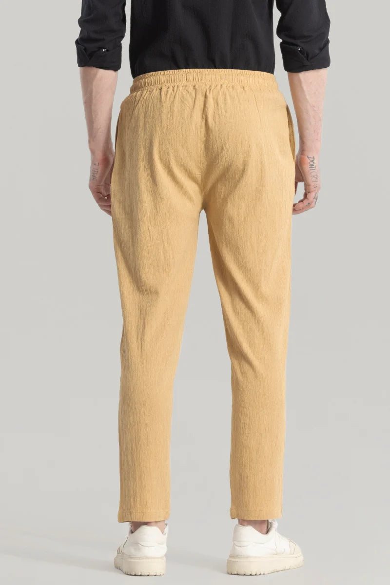 SlendEase Pale Mustard Pant