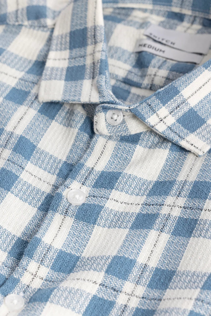 Siren Blue Checks Shirt