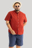 Downtown Red Oxford Plus Size Shirt