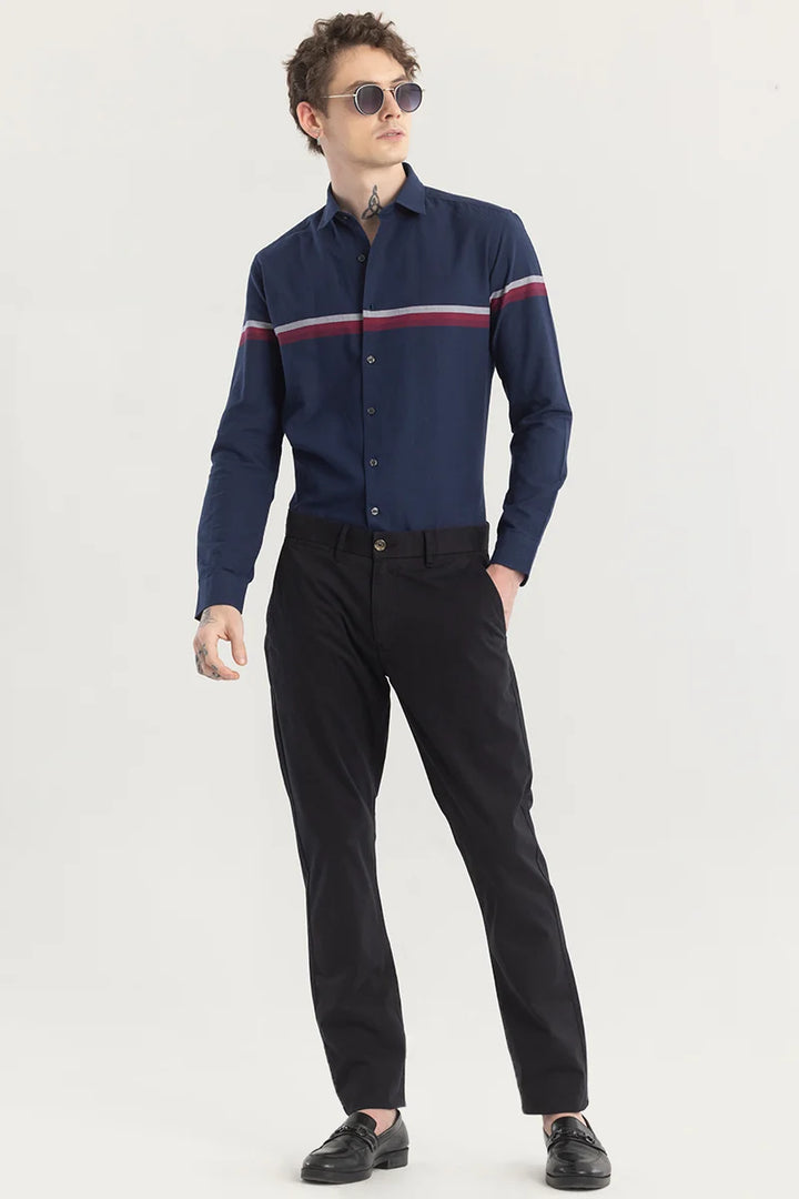 Stripanique Navy Stripe Shirt