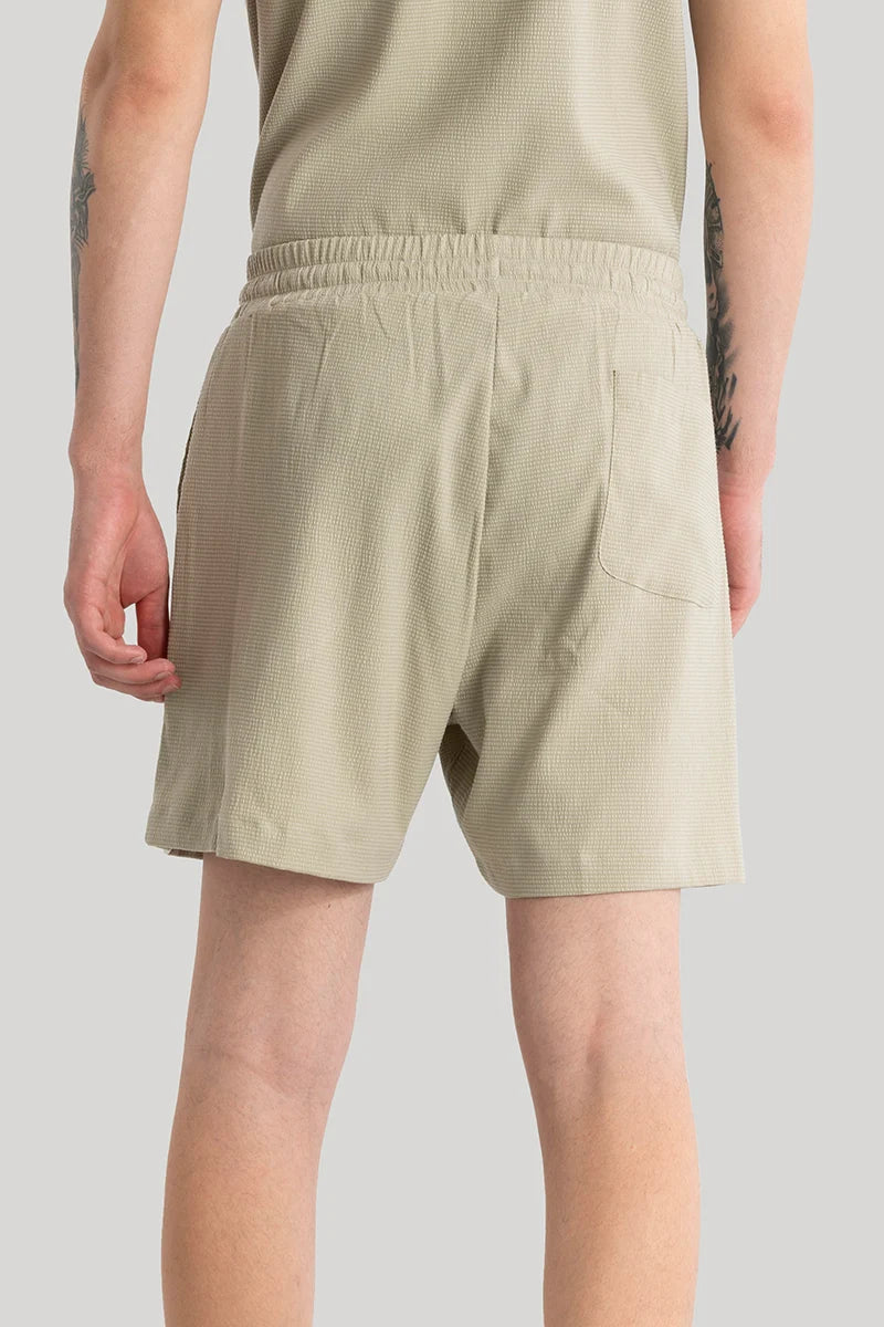 Daphne Sage Plain Shorts