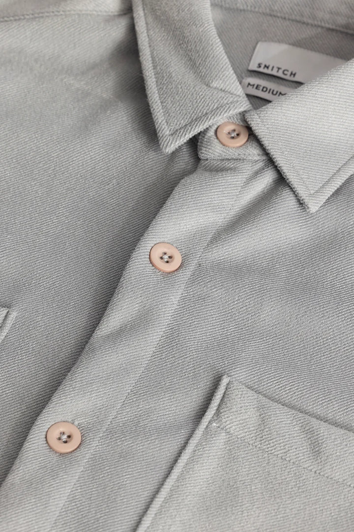 Suedineer Plain Grey Shirt