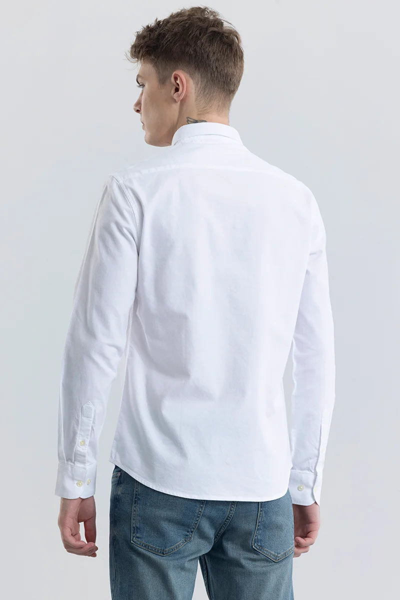 ClassicContour Plain White Shirt