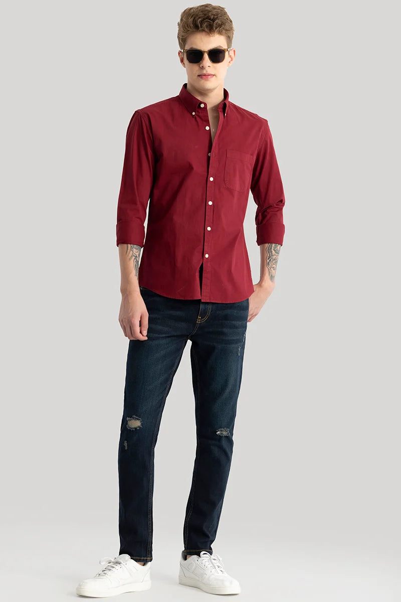 Red Oxford Shirt