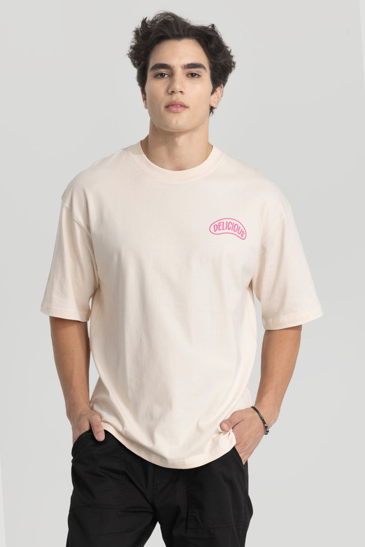 The Burger Cream Oversized T-Shirt