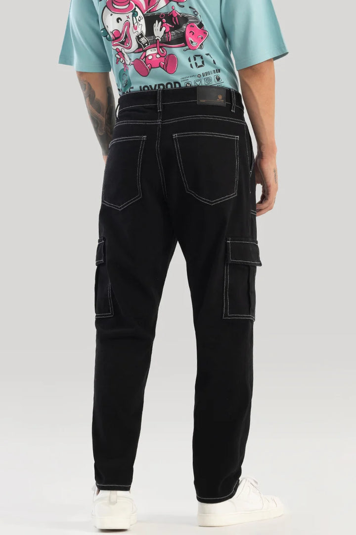 UrbanStreet Black Baggy Fit Jeans