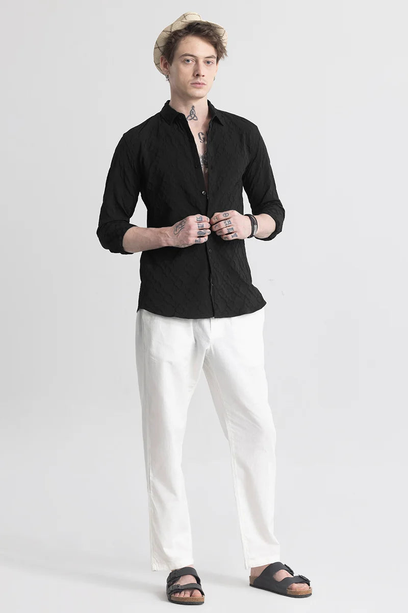 TextuRiche Quad Black Shirt