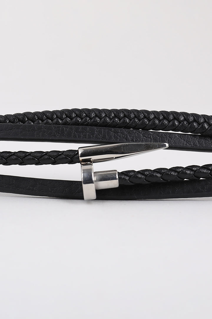 Nob Nail Edge Braided Bracelet