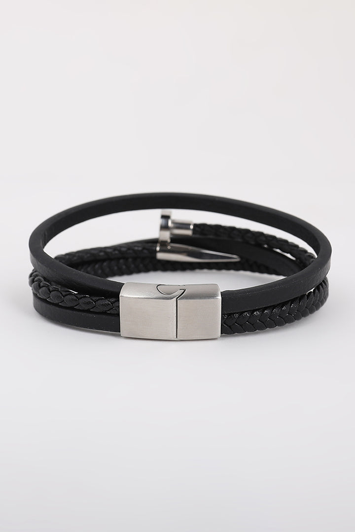 Nob Nail Edge Braided Bracelet