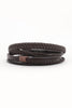 Rustic Revolve Brown Braided Braclet