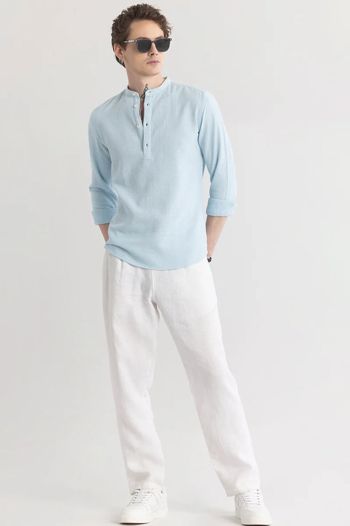 Hemlyn Blue Casual Shirt