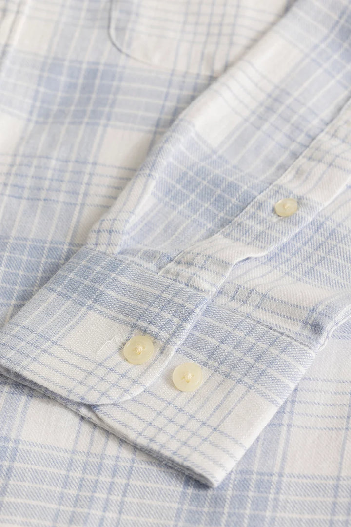 Spectrum Light Blue Checks Shirt