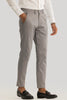 Urban Stride Ash Grey Plain Slim Fit Chinos