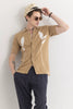 Plumaleaf Beige Knitted Shirt