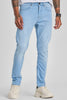 Light Blue Tapered Fit Jeans