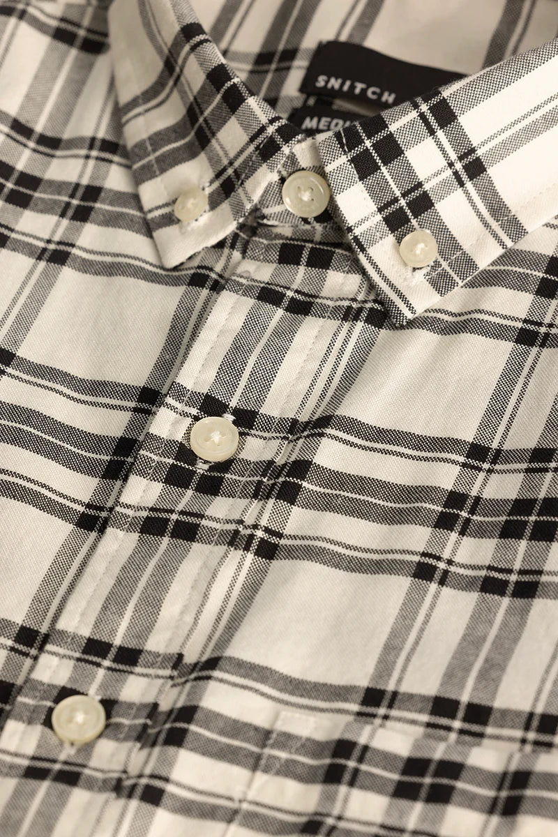 White Checks Oxford Shirt