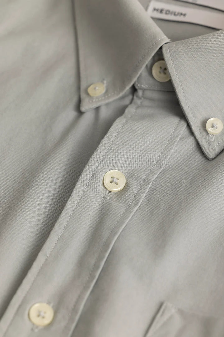 Shirtolo Plain Light Grey Shirt