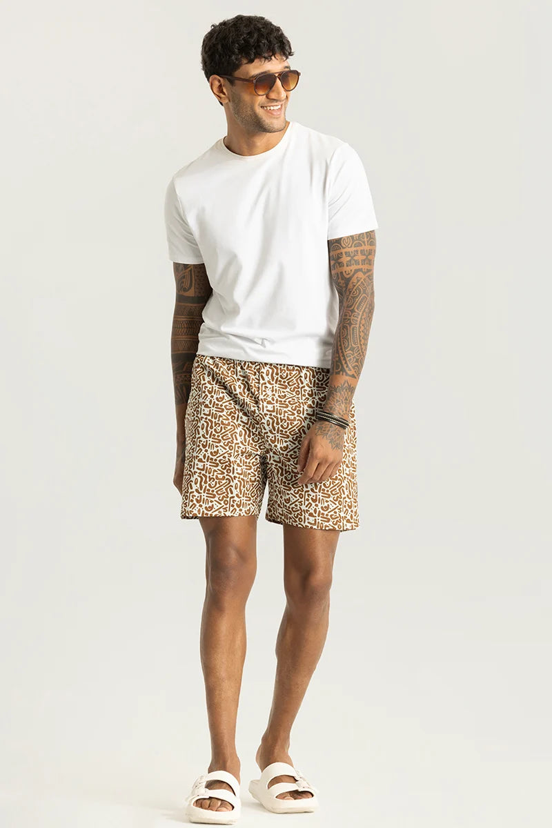 Massimo Brown Abstract Boxers