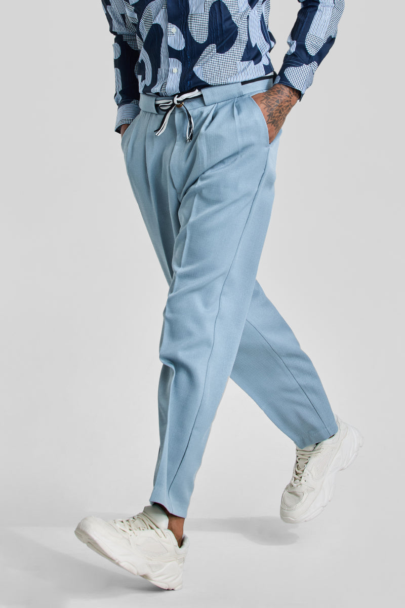 Light Blue Korean Pant