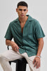 Green Cuban Box Fit Shirt