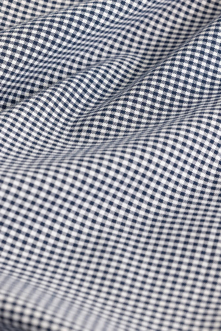 Rugero Navy Checks Plus Size Shirt