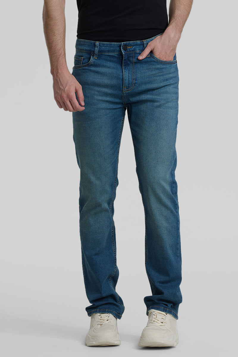 Blue Straight Fit Jeans