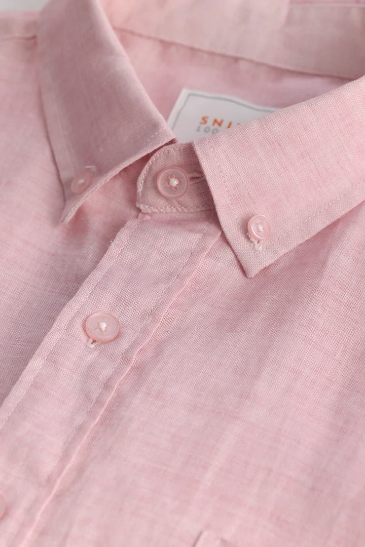 Camric Pink Linen Shirt