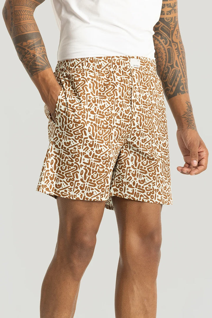 Massimo Brown Abstract Boxers