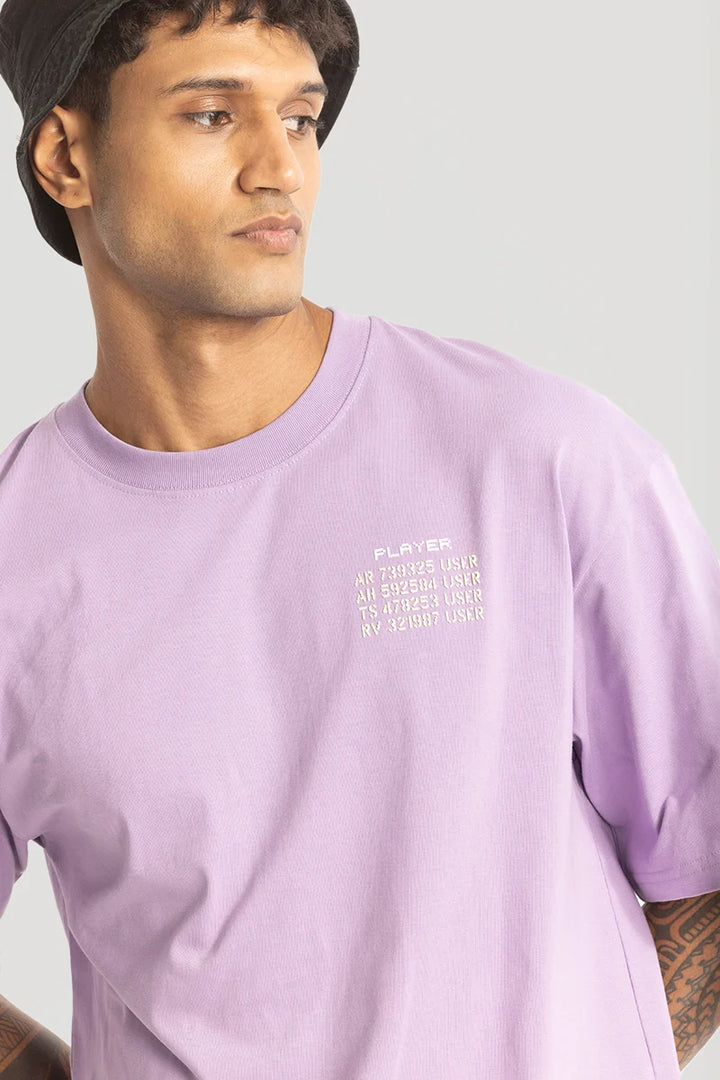 Player Purple Oversized T-Shirt