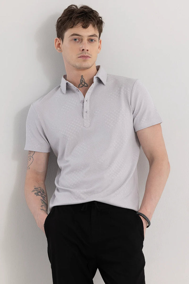 Meteor Grey Polo T-Shirt