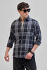 Charcoal Grey Checks Shirt