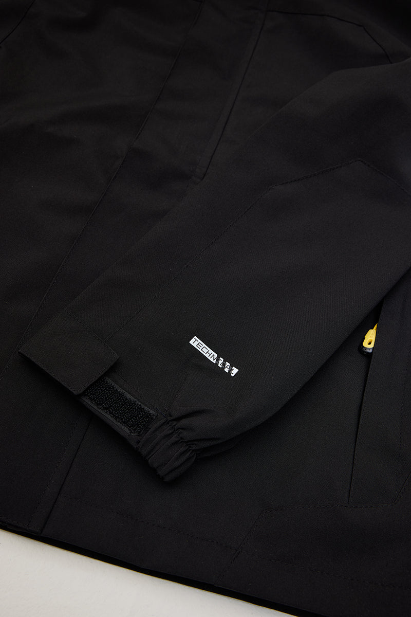 Black Water-Resistant Jacket