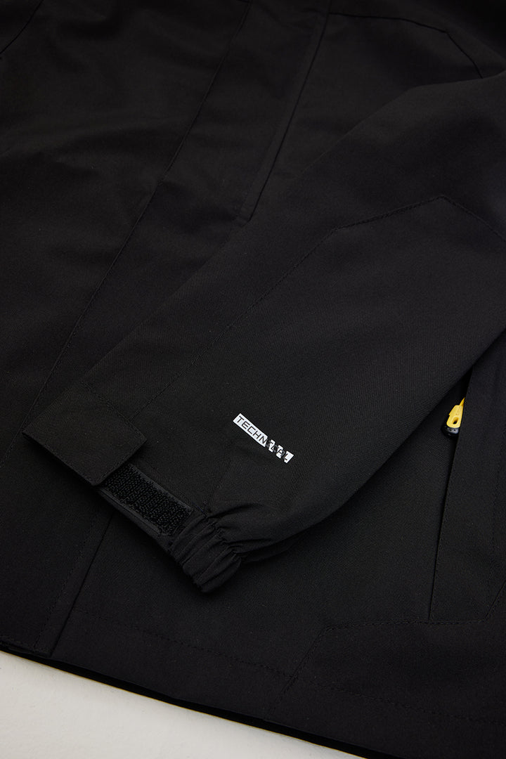 Black Water-Resistant Jacket