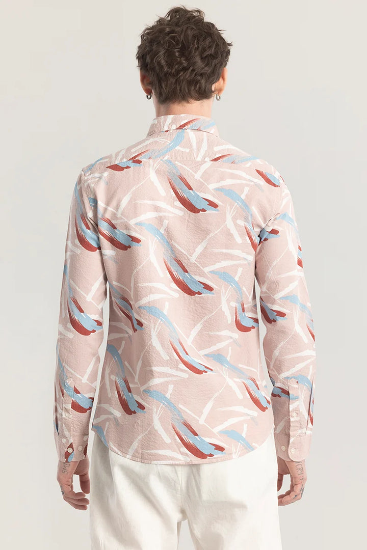 Foliavogue Pink Abstract Shirt