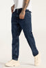 Dark Blue Plain Baggy Fit Jeans