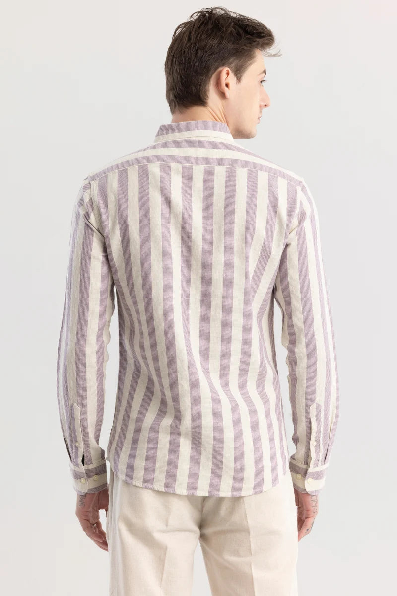 Aurora Lavender Stripe Shirt