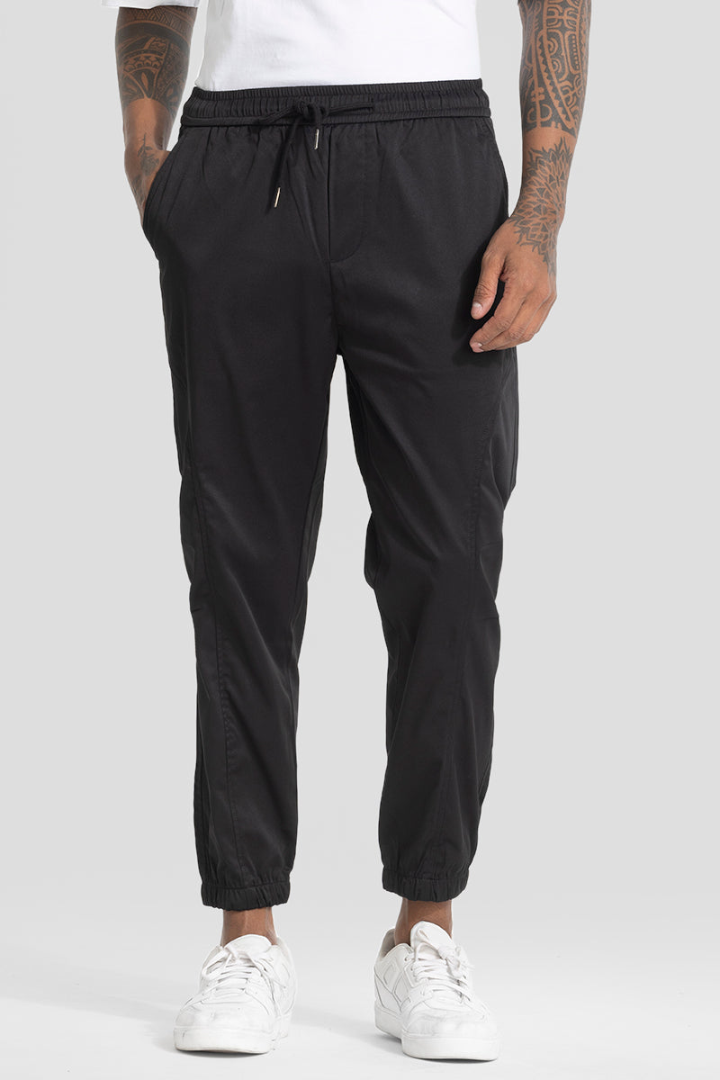 Black Relaxed Fit Jogger