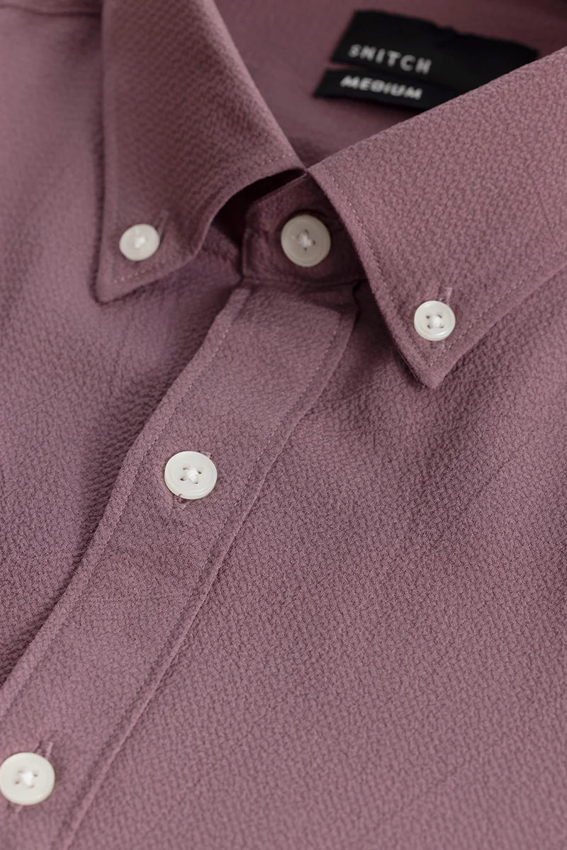 Torbjorn Mauve Plain Shirts