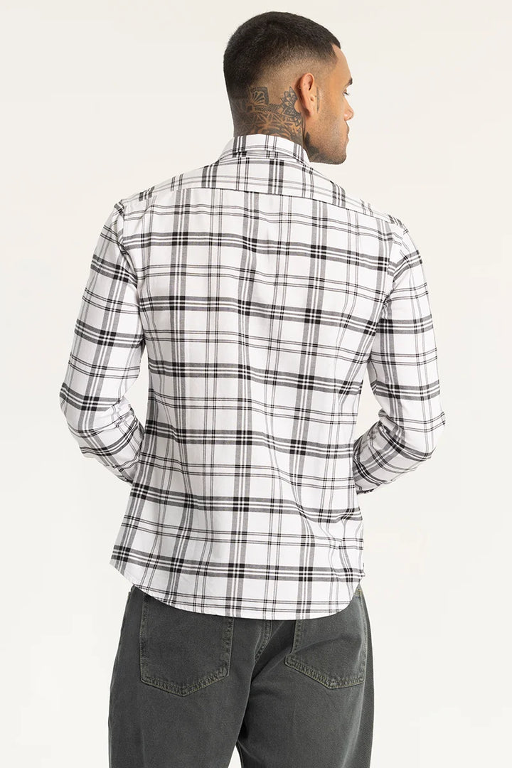 White Checkered Shirt