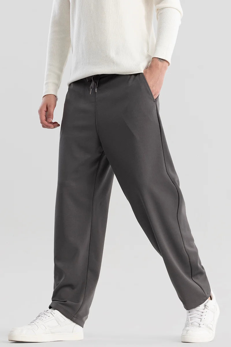 StrideFlex Grey Korean Trousers